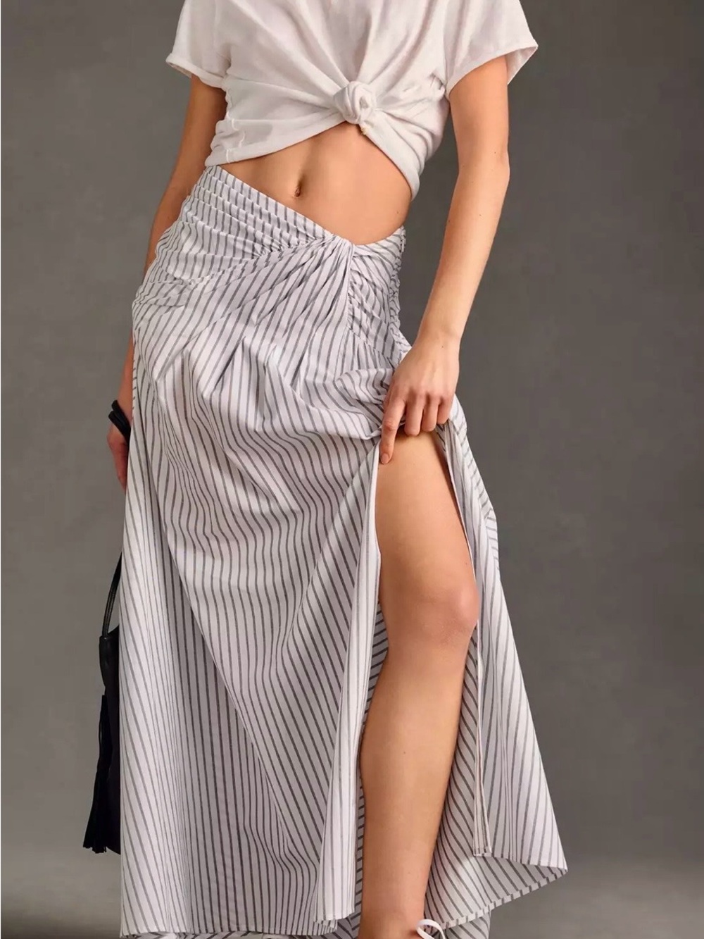 Mare Mare x Anthropologie Side Slit Maxi Skirt Size Medium Boho Chic